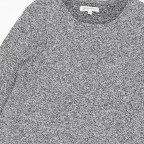 Glamorous Womens Grey Polyester A-Line Size S Crew Neck Pullover