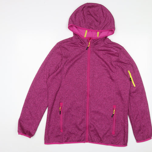 CMP Womens Purple Jacket Size 2XL Zip - Logo, Embroidered