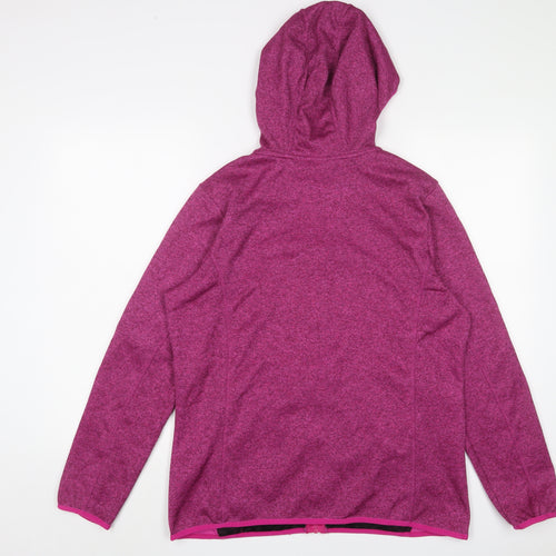 CMP Womens Purple Jacket Size 2XL Zip - Logo, Embroidered