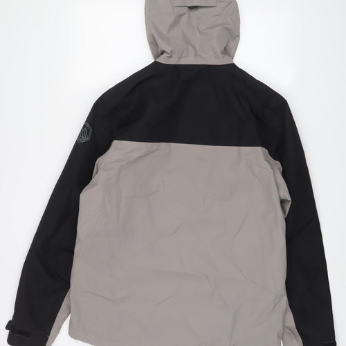 Marks and Spencer Mens Grey Rain Coat Coat Size M Zip - Zip Pockets