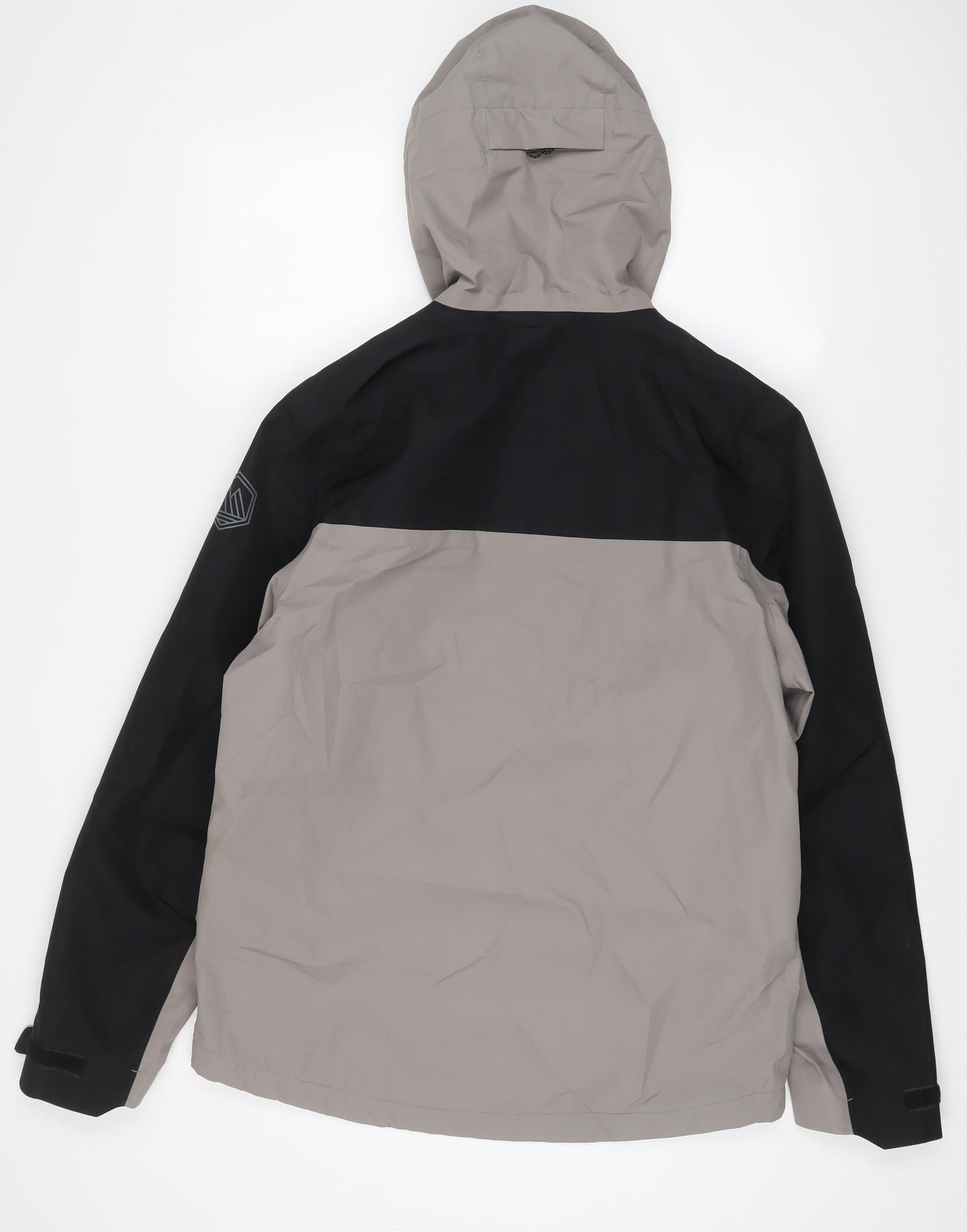 Marks and Spencer Mens Grey Rain Coat Coat Size M Zip - Zip Pockets