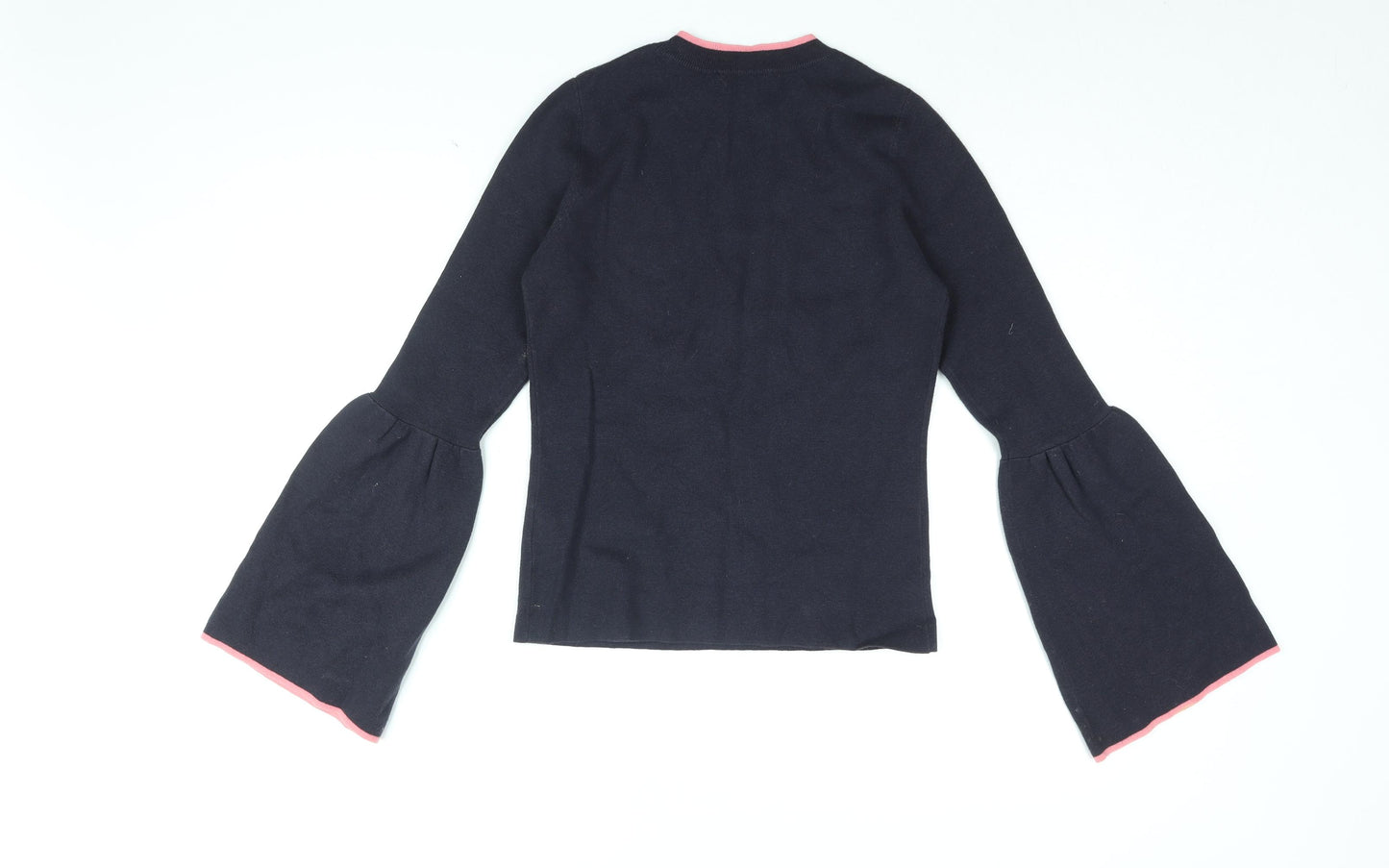 & Other Stories Womens Blue Wool Basic T-Shirt Size S Round Neck