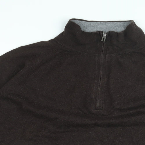 Marks and Spencer Mens Brown Cotton Pullover Sweatshirt Size M