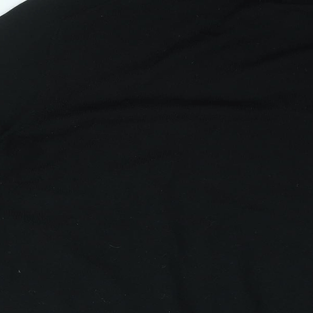 Marks and Spencer Womens Black Roll Neck Wool Pullover Jumper Size 18