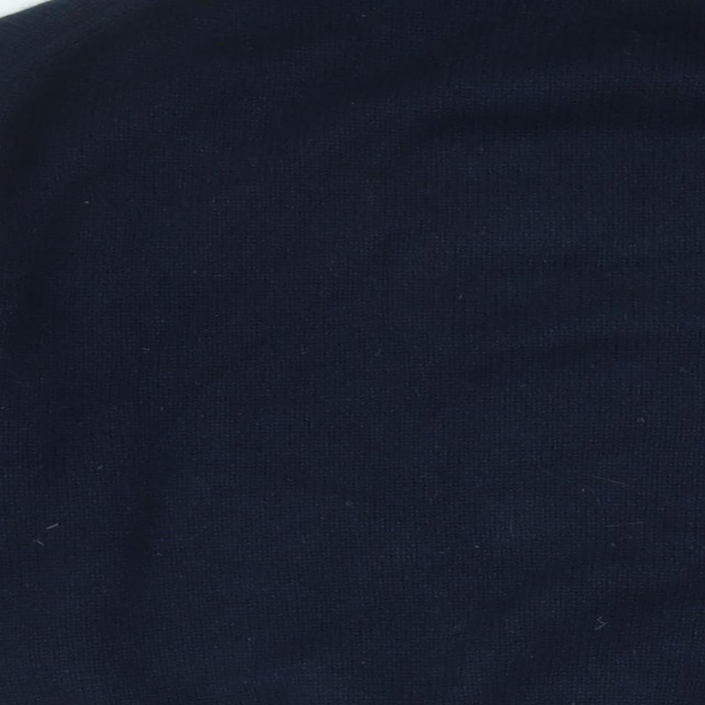 Reformation Womens Blue Round Neck Cashmere Pullover Jumper Size S