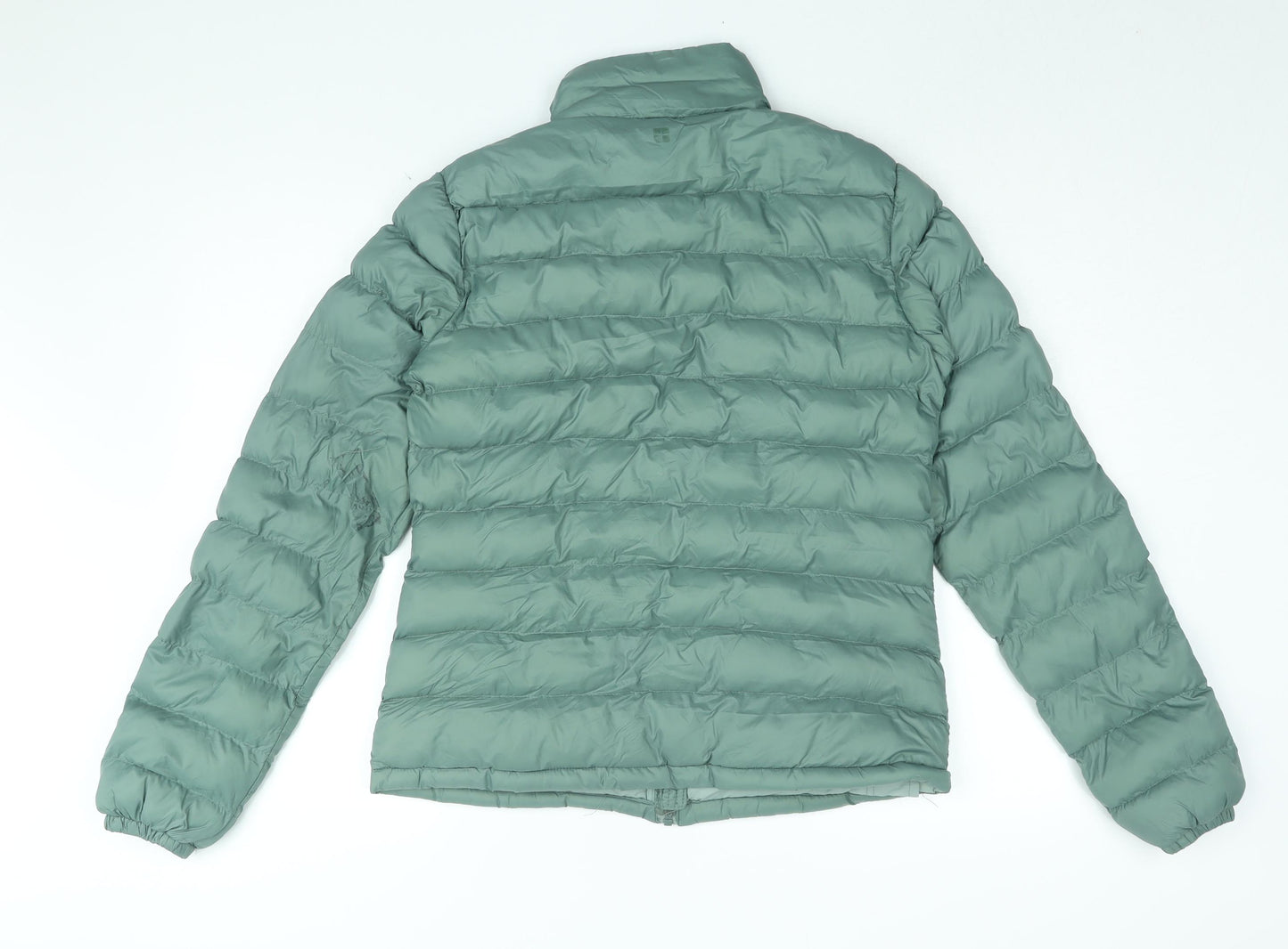 Mountain Warehouse Womens Green Puffer Jacket Coat Size 10 Zip