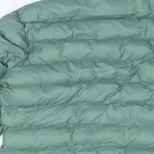 Mountain Warehouse Womens Green Puffer Jacket Coat Size 10 Zip