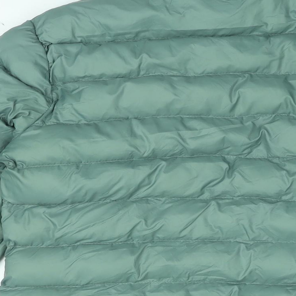 Mountain Warehouse Womens Green Puffer Jacket Coat Size 10 Zip