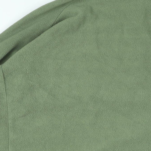 Viper Womens Green Polyester Pullover Sweatshirt Size L Zip