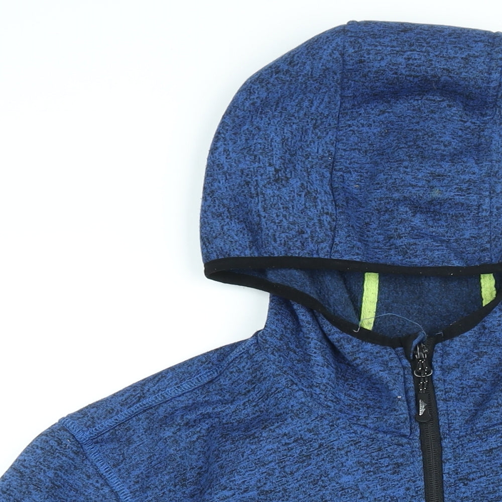 Nordberg Mens Blue Polyester Full Zip Hoodie Size XL