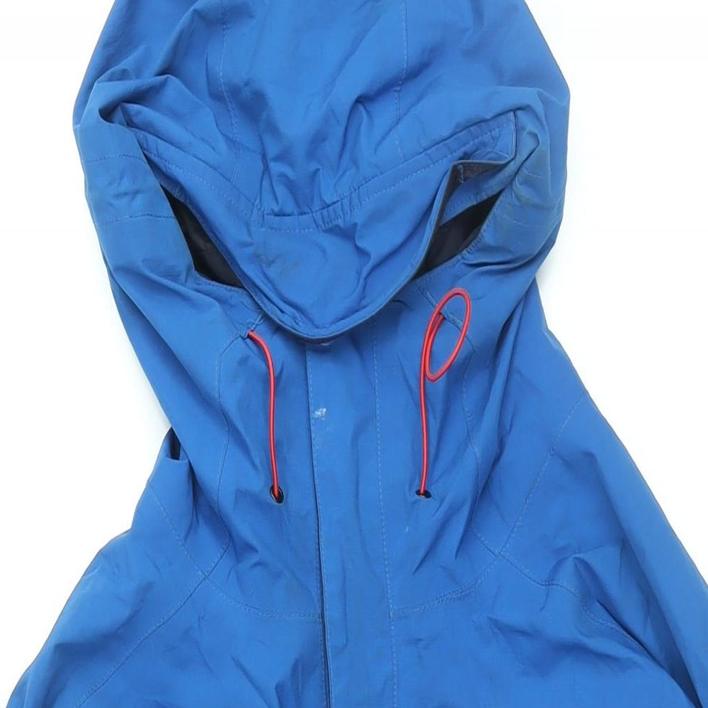 Sprayway Mens Blue Rain Coat Coat Size XL Zip