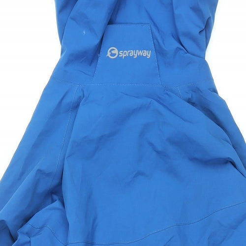 Sprayway Mens Blue Rain Coat Coat Size XL Zip