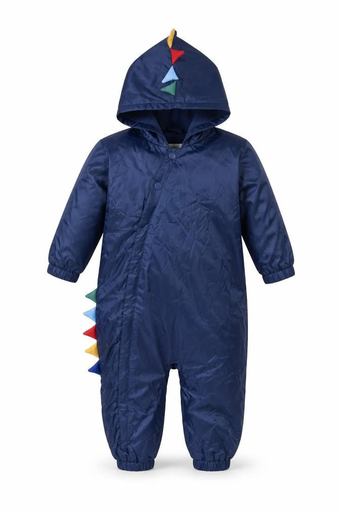 marks and Baby Blue Polyester Jumpsuit Outfit/Set Size 12-18 Months Zip