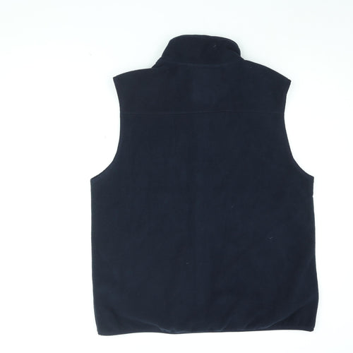 GOODMOVE Mens Blue Gilet Jacket Size L Zip