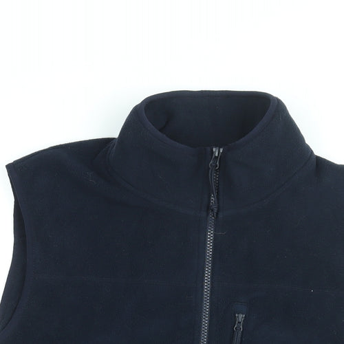 GOODMOVE Mens Blue Gilet Jacket Size L Zip