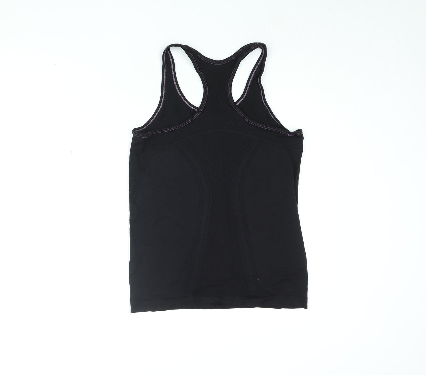 Athletic Works Womens Black Polyamide Basic Tank Size 12 Round Neck Pullover - size 12