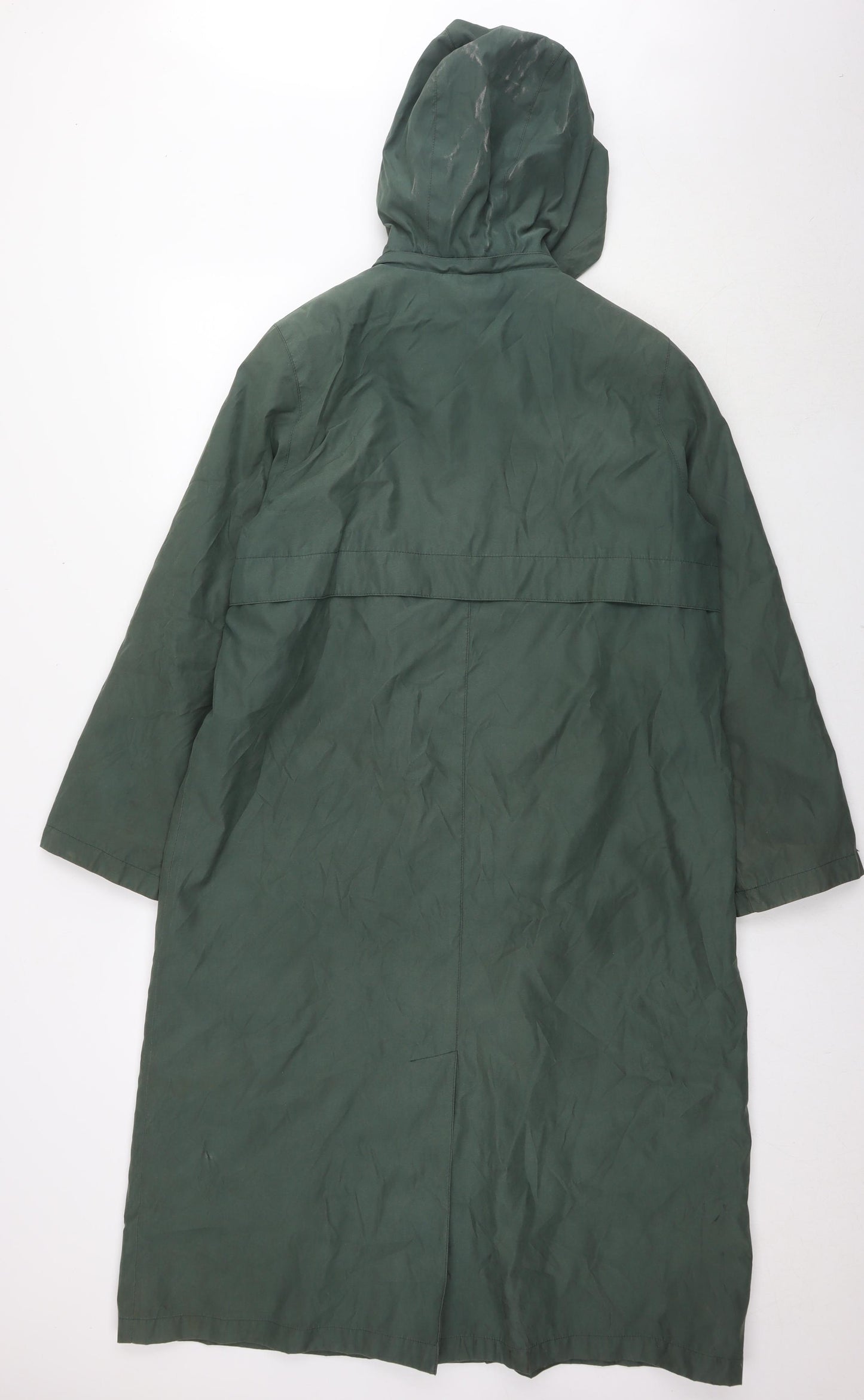Dannimac Womens Green Overcoat Jacket Size M Button