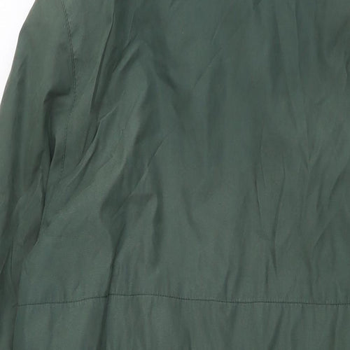 Dannimac Womens Green Overcoat Jacket Size M Button