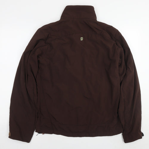 Orange Mens Brown Jacket Size M Zip