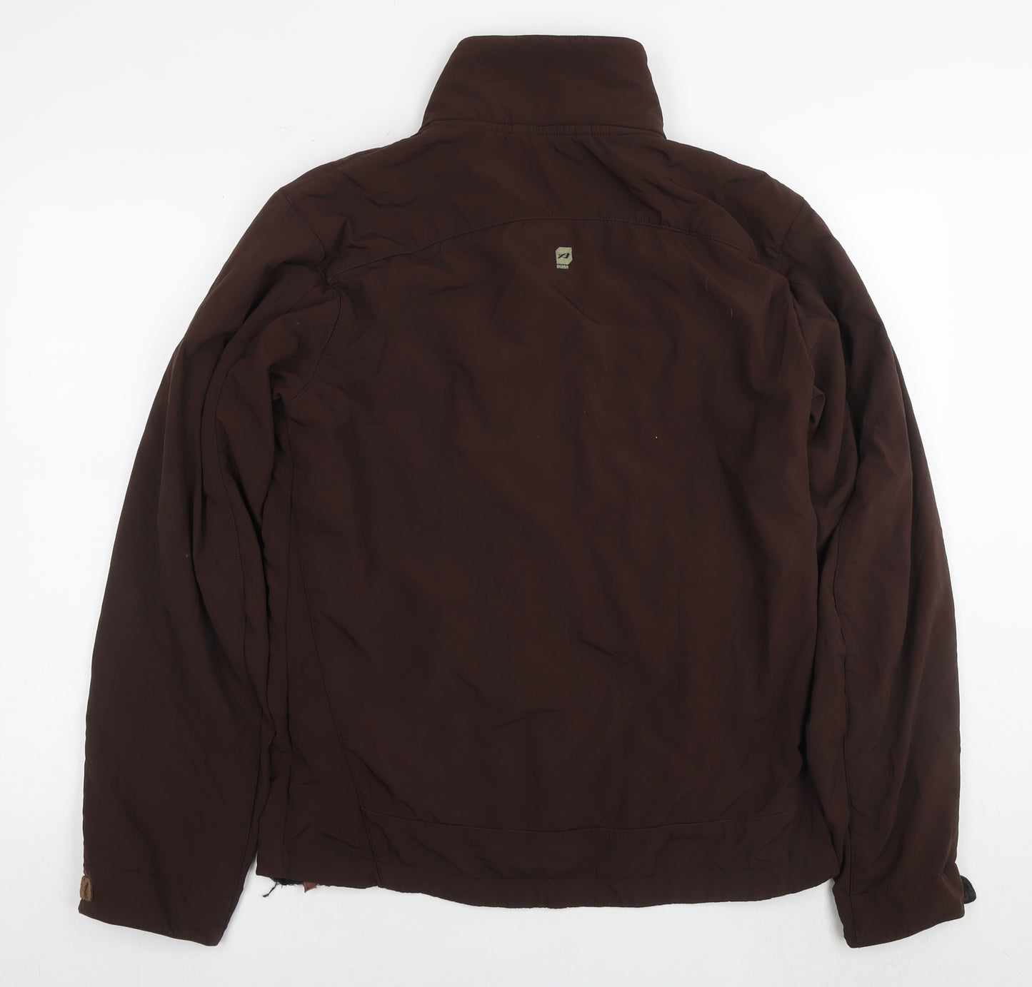 Orange Mens Brown Jacket Size M Zip