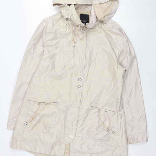 Betty Kay Womens Beige Parka Jacket Size 16 Zip