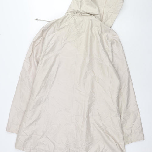 Betty Kay Womens Beige Parka Jacket Size 16 Zip