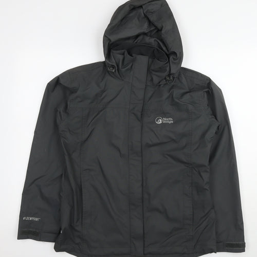 North Ridge Womens Grey Jacket Size 12 Zip