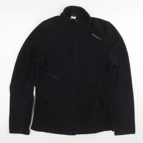 DECATHLON Womens Black Jacket Size S Zip