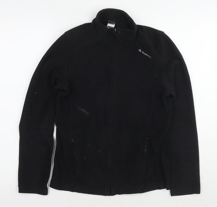 DECATHLON Womens Black Jacket Size S Zip