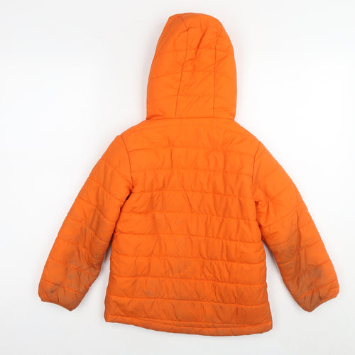 Peter Storm Boys Orange Jacket Size 5-6 Years Zip