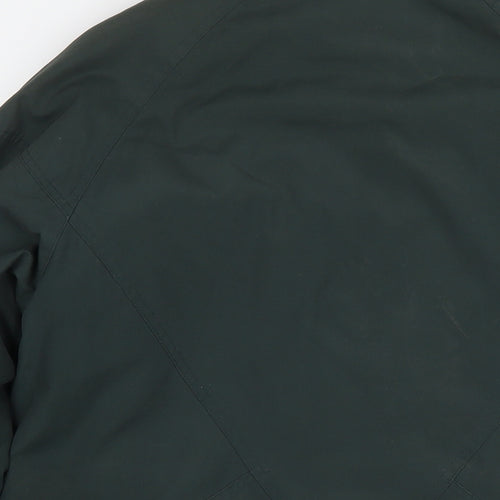 Debenhams Womens Green Bomber Jacket Coat Size 10 Zip