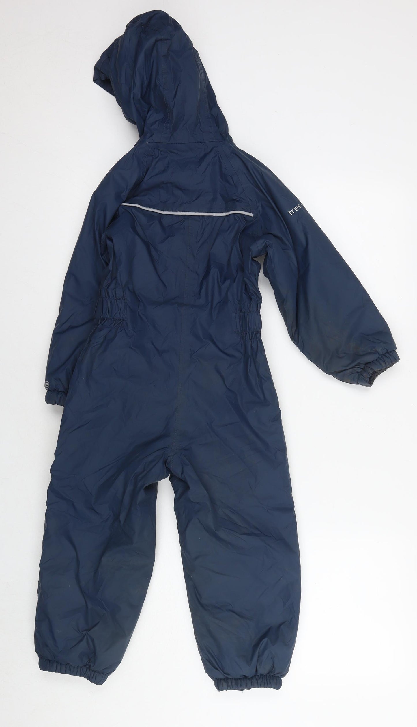 Trespass Girls Blue Polyester Coverall One-Piece Size 3-4 Years L16 in Zip