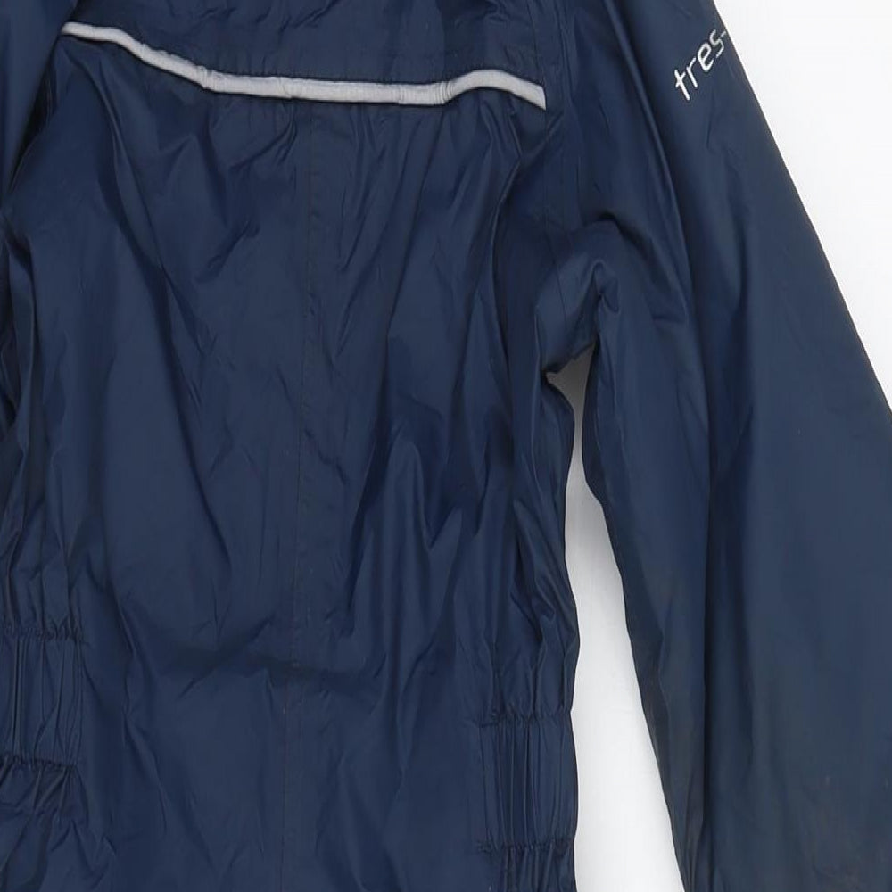 Trespass Girls Blue Polyester Coverall One-Piece Size 3-4 Years L16 in Zip