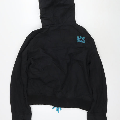 Superdry Womens Black Jacket Size XL Zip