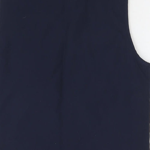 BHS Womens Blue Gilet Waistcoat Size 10 Zip
