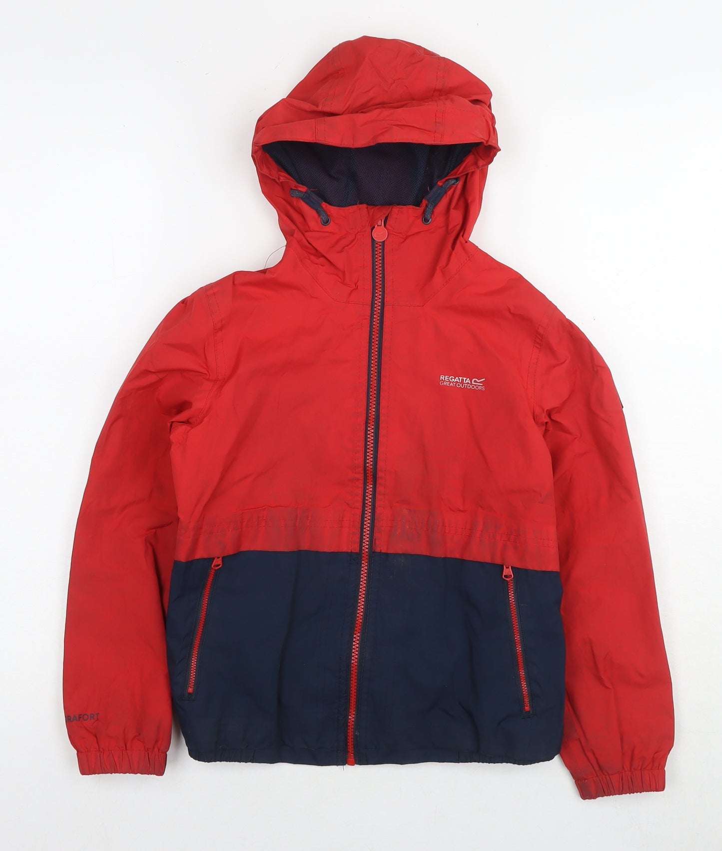 Regatta Boys Red Jacket Size 9-10 Years Zip