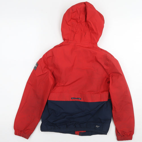 Regatta Boys Red Jacket Size 9-10 Years Zip