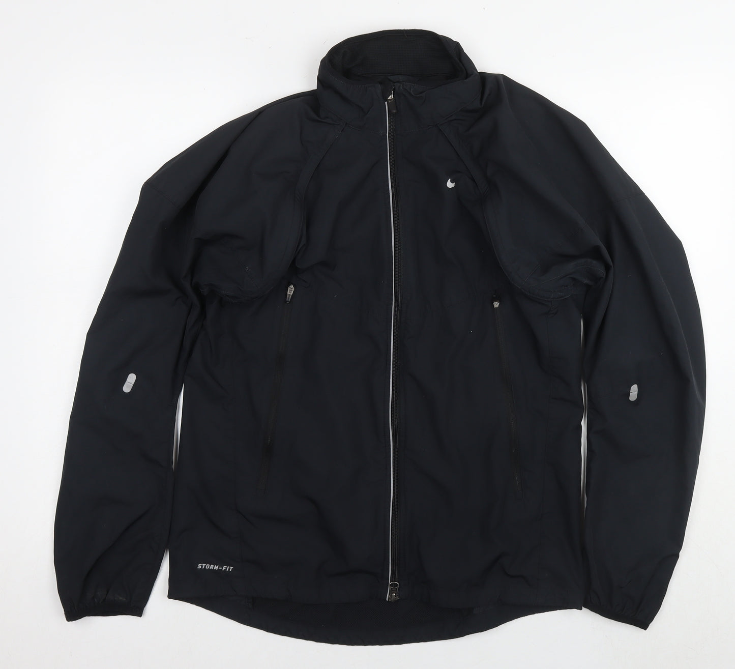 Nike Mens Black Jacket Size M Zip