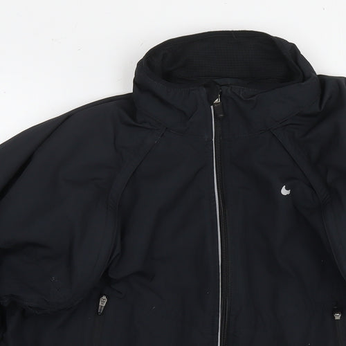 Nike Mens Black Jacket Size M Zip