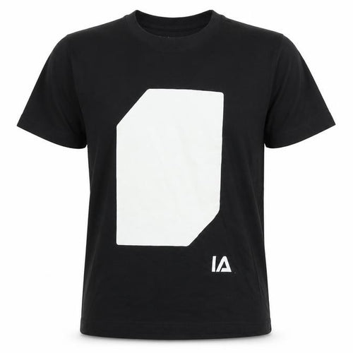 Illuminated Apparel Boys Black Cotton Basic T-Shirt Size 9-10 Years Round Neck Pullover - Age 9-11 Years Logo