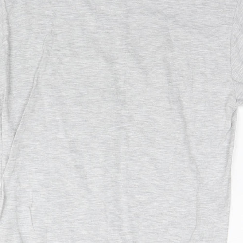 Star Wars Mens Grey Cotton T-Shirt Size S Round Neck - Star wars Yoda Camp Dagobah