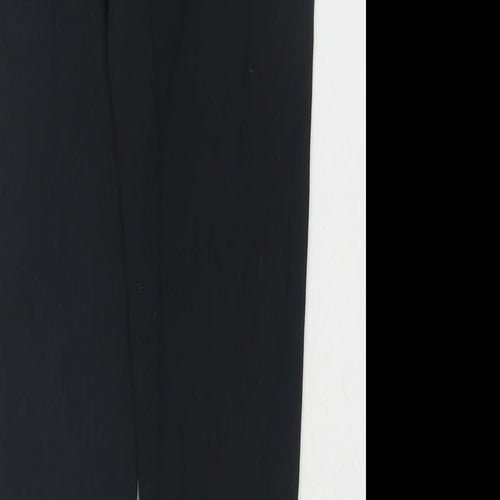 Nike Girls Black Cotton Pedal Pusher Trousers Size 9-10 Years L23 in Regular Pullover