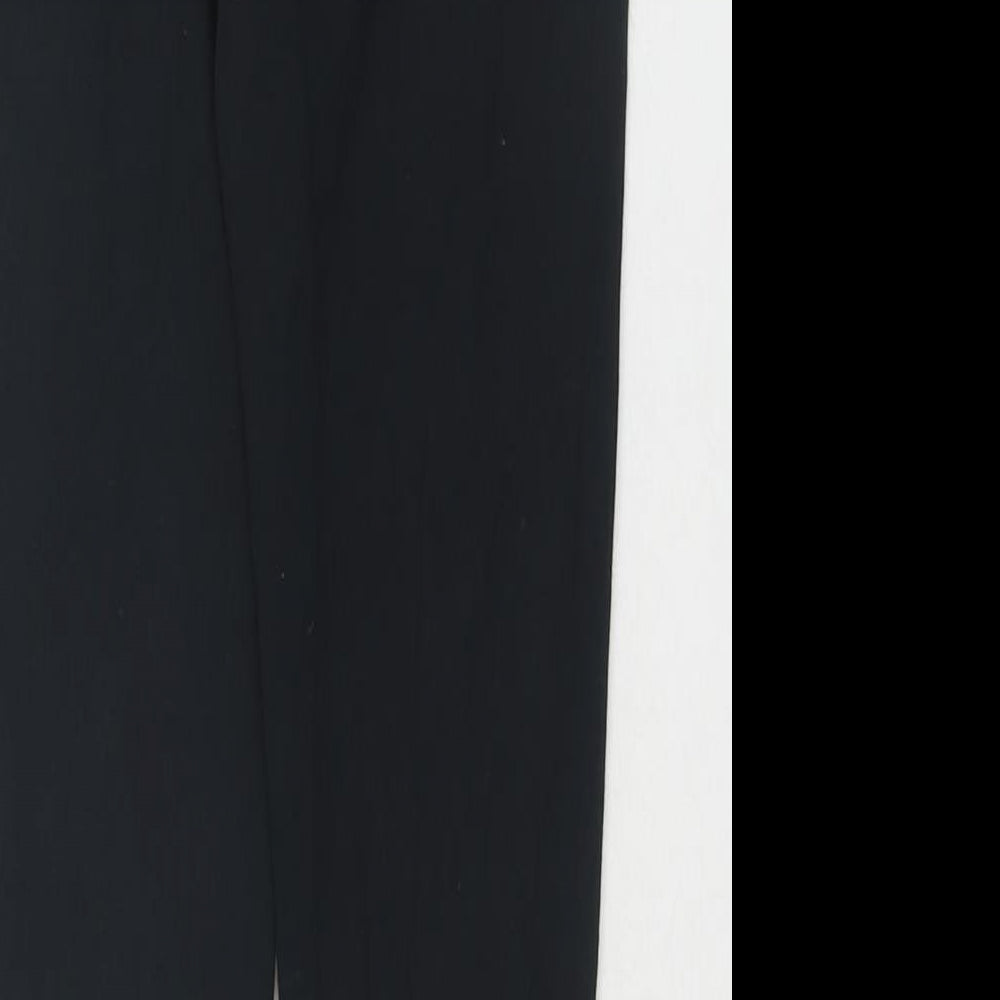 Nike Girls Black Cotton Pedal Pusher Trousers Size 9-10 Years L23 in Regular Pullover