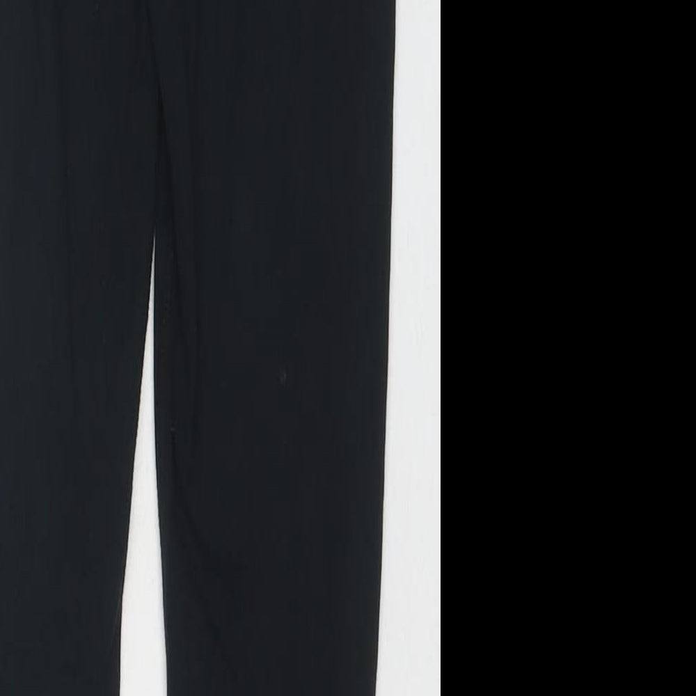 Nike Girls Black Cotton Pedal Pusher Trousers Size 9-10 Years L23 in Regular Pullover