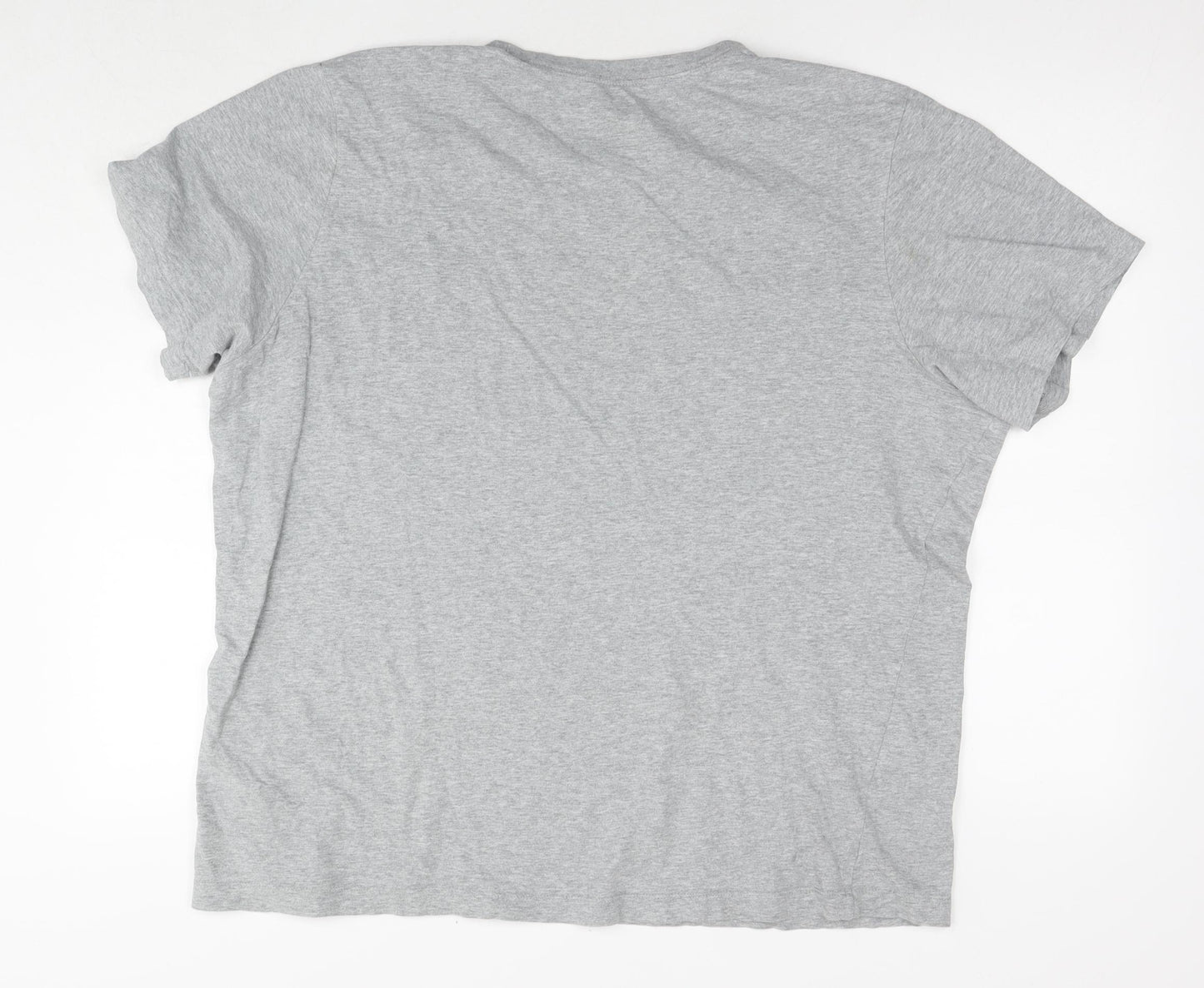 Nike Mens Grey Cotton T-Shirt Size XL Round Neck