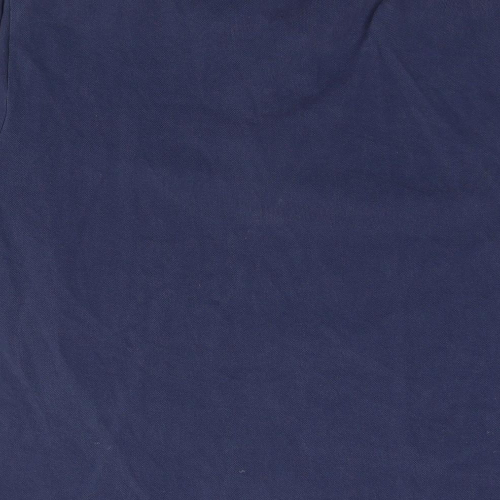 Nike Mens Blue Cotton Polo Size XL Collared Pullover