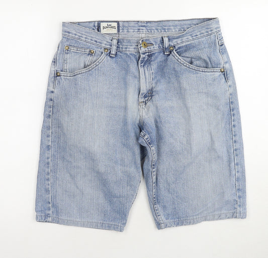 Lee Dungarees Mens Blue Cotton Bermuda Shorts Size 32 in L11 in Regular Zip - Customized Shorts