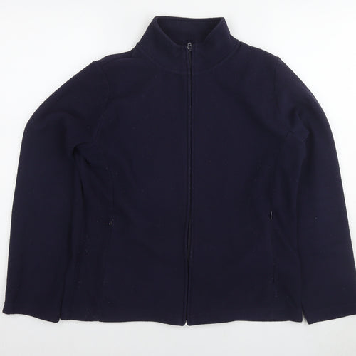 EWM Womens Blue Jacket Size 14 Zip - Size 14-16