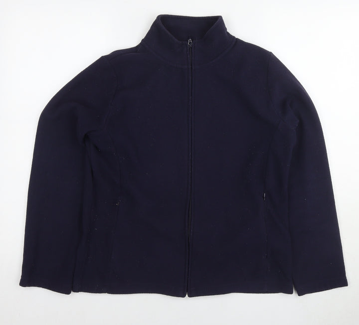 EWM Womens Blue Jacket Size 14 Zip - Size 14-16