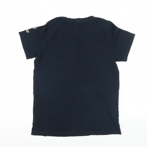 England Football Graphic Boys T-Shirt - Black, 12 Years